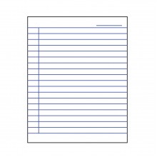 Exercise Book Single Line 200pages (10books/pack)