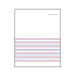 Standard Exercise Book 76pages - Half Red Blue 4 Line (10books/pack)