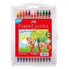 Faber Castell Wax Crayon 24 colours