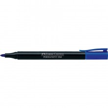 Faber-Castell 1564 Slim Permanent Marker Pen (Blue)