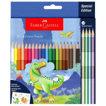 Faber-Castell 115126 Dino Special Edition 24 Colour Pencils