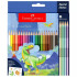 Faber-Castell 115126 Dino Special Edition 24 Colour Pencils
