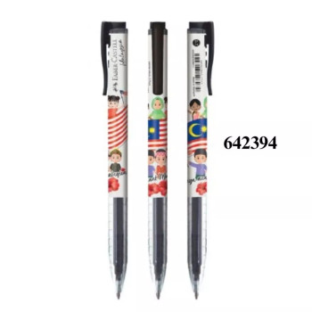 Faber-Castell 642394 Malaysia D4 Gel Pen 0.7mm - Black