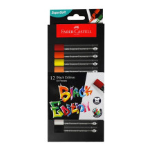 Faber-Castell 220012 Oil Pastel 12x box black edition