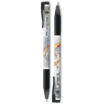 Faber-Castell 644291  Jurrasic Land Grip X5 Ball Pen 0.5mm - Black - Pterosaur