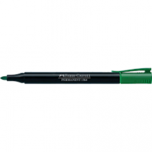 Faber-Castell 1564 Slim Permanent Marker Pen (Green)