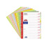 Finepap S1108 10 Colors Index Divider 120gsm (5set/pkt)