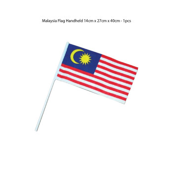 Malaysia Flag Handheld 14cm x 27cm x 40cm 