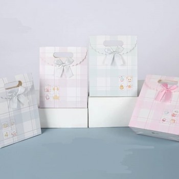 Gift Bag A4 Size - Gray Beige