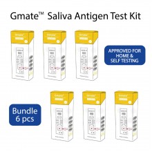 Gmate Antigen Salive Home Test Kit Bundle (6pcs)