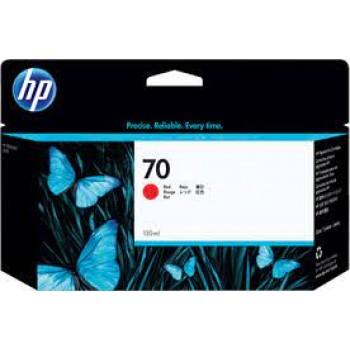 HP 70 DesignJet Ink Cartridge 130-ml - Red  (C9456A)