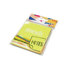 Hopax 27083 Stick Notes 3in x 3in - Neon Colours (20's x 4 Colours)