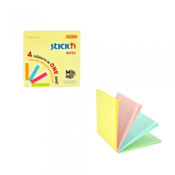 Hopax 3x3in Magic Pastel Notes 4in1 (21574) 