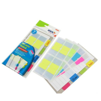 Hopax 26032 Filing Tabs 25mm x 72mm (4s' x 16 Tabs / 4 Color)