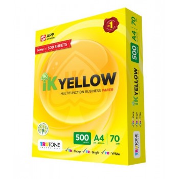 Ik Yellow A4 70gsm 500sheet's