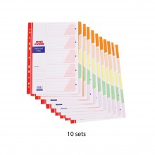 Index Divider 5 Color (10sets/pack)