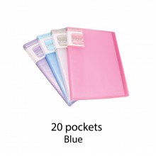 Kobest A5 20 pockets Clear Book Pastel Blue (A5320)