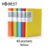 Kobest A5 Solid Color Pockets Clear Book