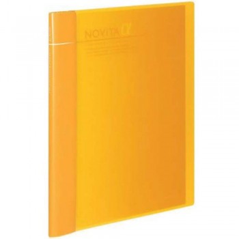 Kokuyo Novita Alpha Expandable Clear Book Yellow
