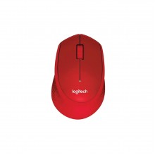 Logitech M331 Silent Plus Wireless Mouse Red