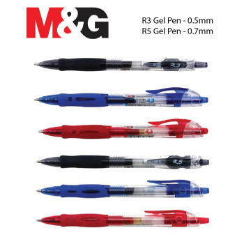 M&G R3 R5 Gel Pen 0.5mm / 0.7mm