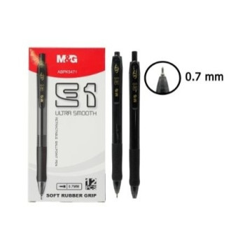 M&G ABPK5471 E1 Ballpoint Pen 0.7mm - Black