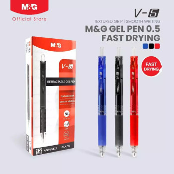 M&G V5 Gel Pen 0.5mm Black / Blue