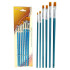 Nikki 6577 Broad Watercolour Brush Set (6pcs/pkt)