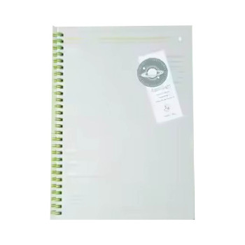 Depai A5-2880-26 Each Light A5 Wire-O Note Book 80pages - Green