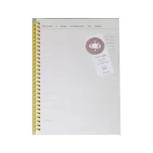 Depai A5-2880-26 Each Light A5 Wire-O Note Book 80pages - Yellow