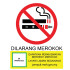 Dilarang Merokok Signage 350gsm Art Card with Foam Tape 40cm x 50cm