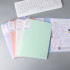 Pastel Color A4 PVC Double Clip Lever Clamp File (No.6328) - White