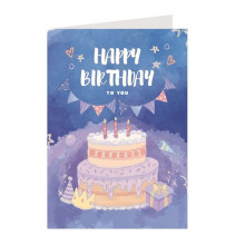 Greeting Card A6size (with pink envelope x1pcs) - Birthday Design 2