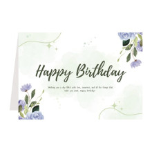 Greeting Card A6size (with pink envelope x1pcs) - Birthday Design 4