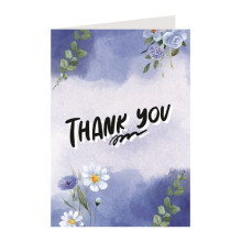 Greeting Card A6size (with pink envelope x1pcs) - Thank You Design 1