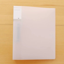 Huijin HJ-802DR A4 Size PP 2D Ring Binder File - White