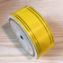 RB-4236 Plastic Ribbon with Gold Lines 38mm x 20yards - Yellow