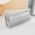 Simple Life Double Layer Large Capacity Mesh Pencil Bag - Grey