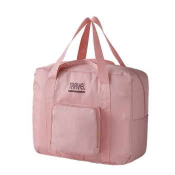 Foldable Waterproof Large Travel Bag 46cm x 38cm x 19cm - Pink