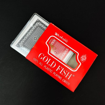 Gold Fish Plastic Playing Card Game (2set/box)