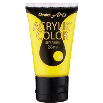 Pentel Acrylic Colour 28ml Yellow (T12)