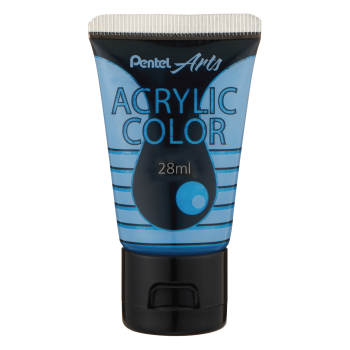 Pentel Acrylic Colour 28ml Metallic Blue (T158)