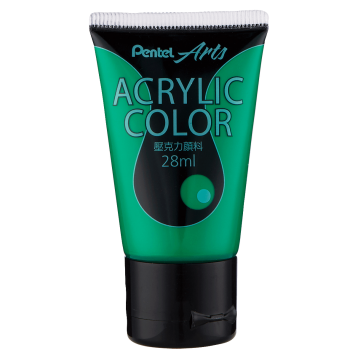 Pentel Acrylic Colour 28ml Middle Green (T21)