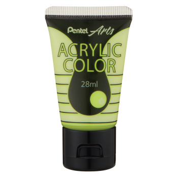 Pentel Acrylic Colour 28ml Fluorescent Lemon (T79)
