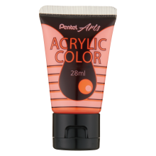 Pentel Acrylic Colour 28ml Fluorescent Orange (T81)