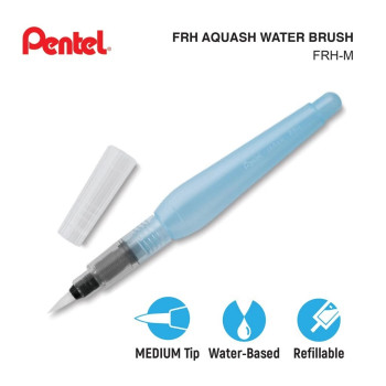 Pentel FRH-M Aquash Water Brush Round Tip - Medium