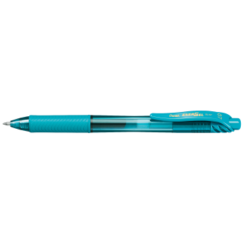Pentel BL107-S3 EnerGel X-RET Roller - Turquoise Blue