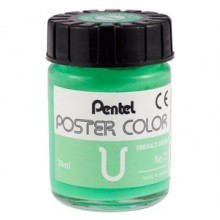 Pentel Poster Color U Cerulean Emerald Green 30ml (No.73)