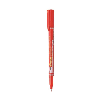 Pentel NF450-B Permanent Marker Extra Fine - Red