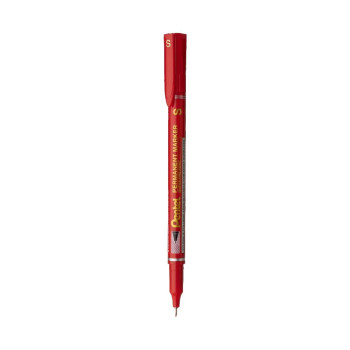 Pentel NFS410-B Permanent Marker Super Fine - Red